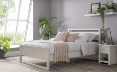 Venice Double Bed - Surf White