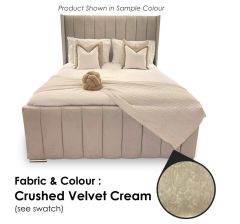 Zaragoza Crushed Velvet Cream