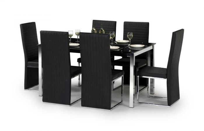 black glass dinette set